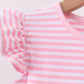 Pink Apple Pencil Embroidery Short Set