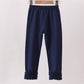 Navy icing ruffle pants