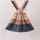 Pumpkin Floral Ruffle 2pc Set