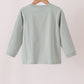 Green turkey embroidery top