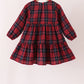 Red plaid dress