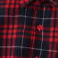 Red plaid button down shirt