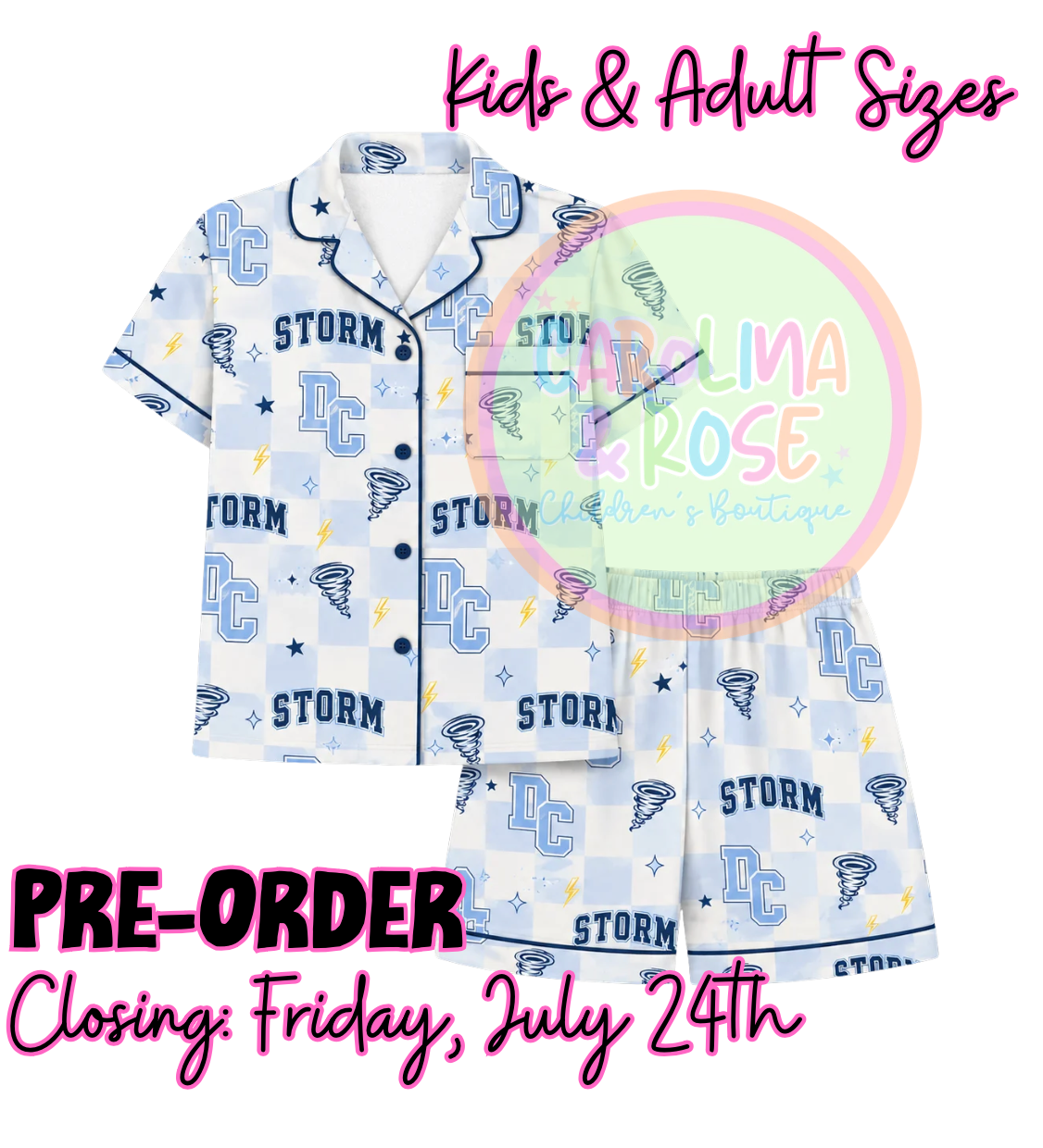 Delta Charter Spirit Pajamas *PRE-ORDER*