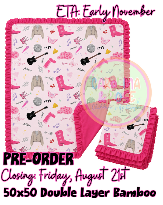 Popstar Era 50x50 Double Layer Bamboo Blanket *PRE-ORDER*