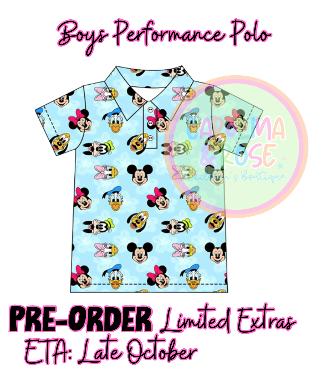 Fab 6 Boys Performance Polo *PRE-ORDER*