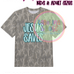 JESUS SAVES Mossy Oak Bottomland Camp T-Shirt
