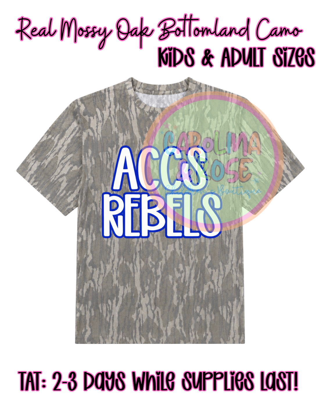 ACCS Bottomland Camo T-Shirt
