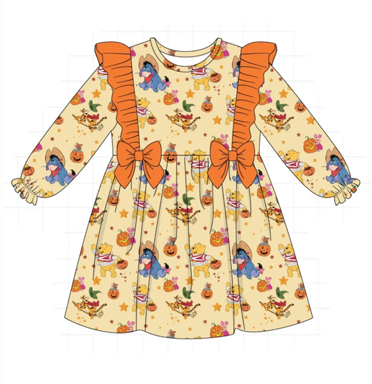 Winnie the Pooh Halloween Dress - READY TO SHIP/PICKUP!