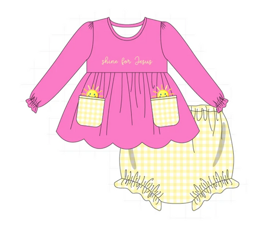Shine for Jesus Bloomer Set - READY TO SHIP/PICKUP!