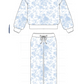 Blue Girls Floral Sweatsuit- READY TO SHIP/PICKUP!