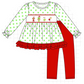 Green Dot Grinch Girl's Pant Set - READY TO SHIP/PICKUP