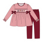 Pink Turkey Smocked Pant Set - READY TO SHIP/PICKUP