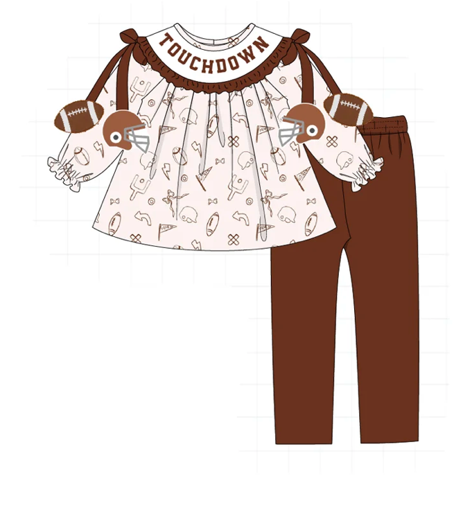 Girl's Football Pant Set - READY TO SHIP/PICKUP