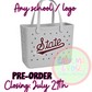 School Spirit Rubber Bag *PRE-ORDER*