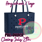 School Spirit Rubber Bag *PRE-ORDER*