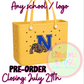 School Spirit Rubber Bag *PRE-ORDER*