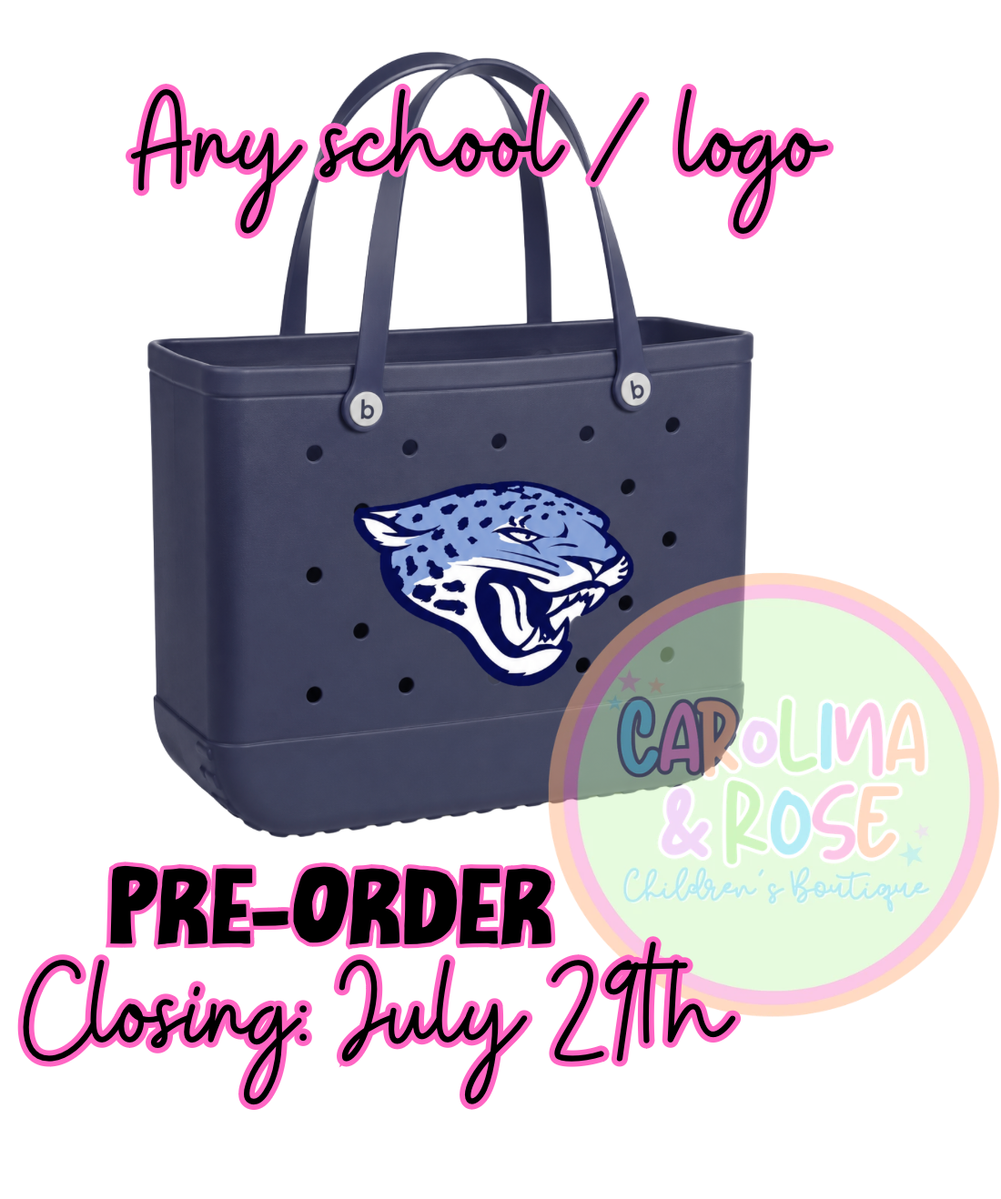 School Spirit Rubber Bag *PRE-ORDER*