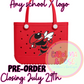 School Spirit Rubber Bag *PRE-ORDER*
