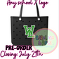 School Spirit Rubber Bag *PRE-ORDER*