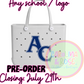School Spirit Rubber Bag *PRE-ORDER*