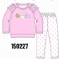 Pink Milk Cookies Ruffle Set