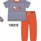 Auburn War Eagle Embroidery Pants Set