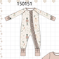 Nutcracker Zip Ruffle Bamboo Romper