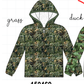 Forest Camouflage Raincoat